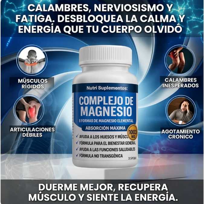 Magnesium Complex ™ 8 en 1 (30 cápsulas) Original