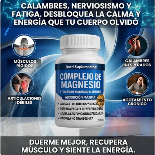 Magnesium Complex ™ 8 en 1 (30 cápsulas) Original