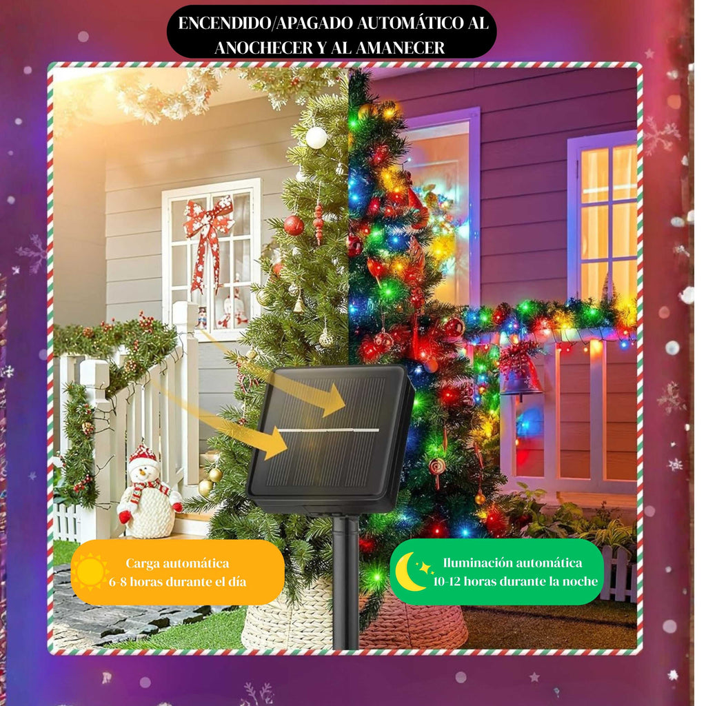 Luces Solares de Navidad - iluminá tus noches sin gastar un solo guaraní en electricidad